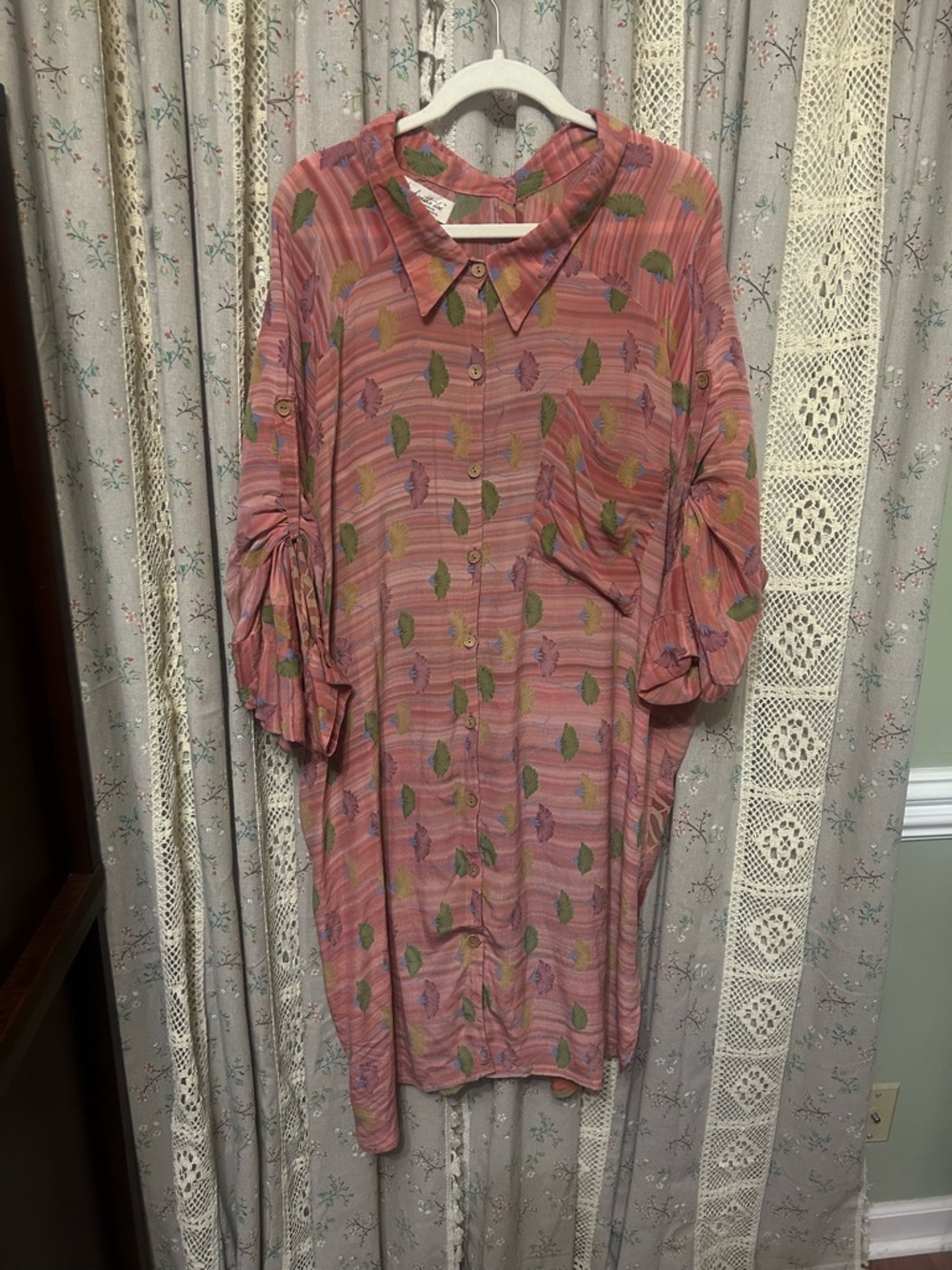 Kantha Bae One of a Kind Patchwork Kaftan Dress Free Size Boho